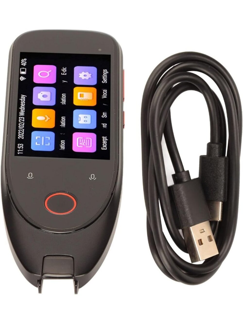 Multilingual Reading Translator Pen - Electronic Language Scanner & Dictionary